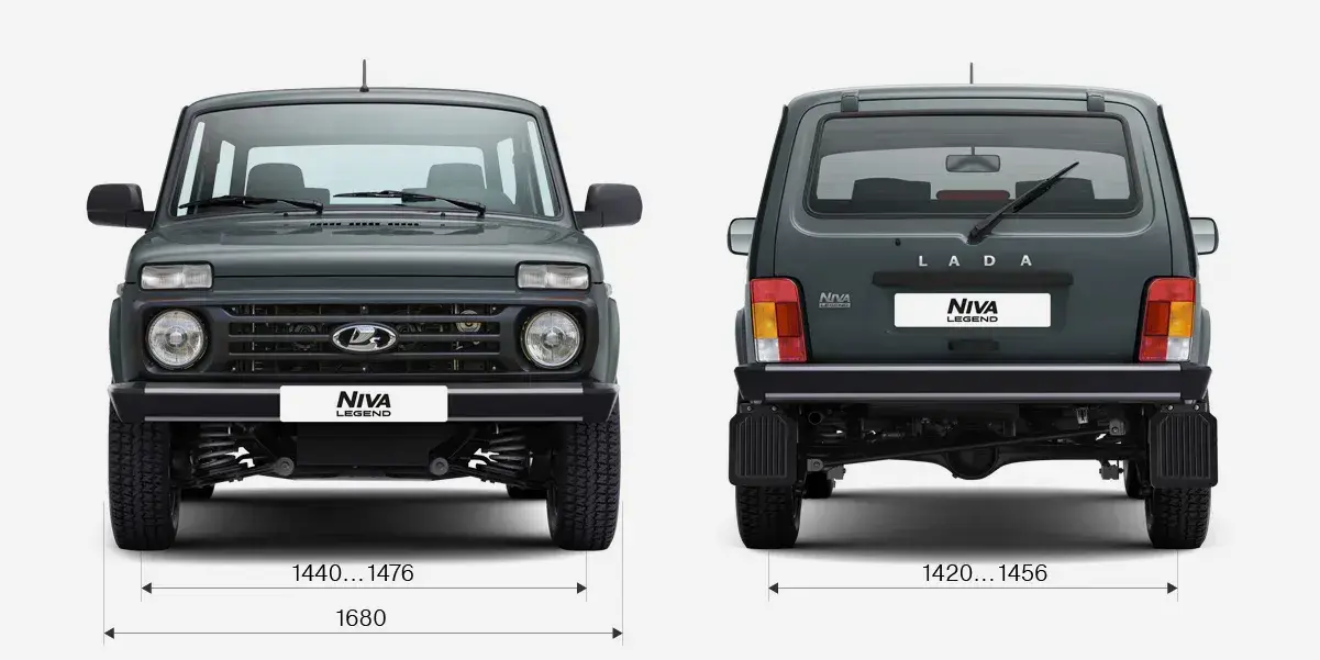 LADA Niva Legend, zadný profil